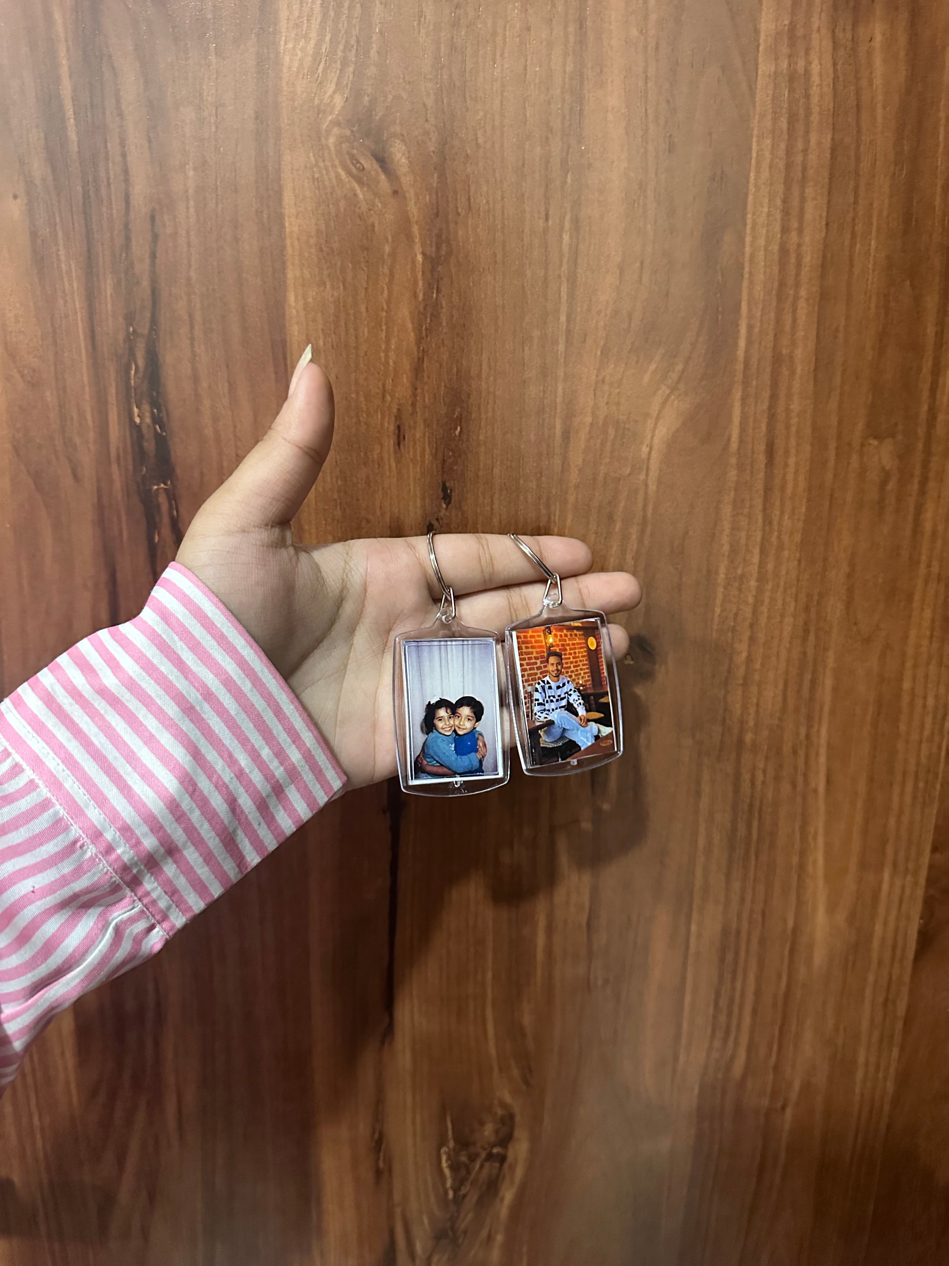 Double sided keychain