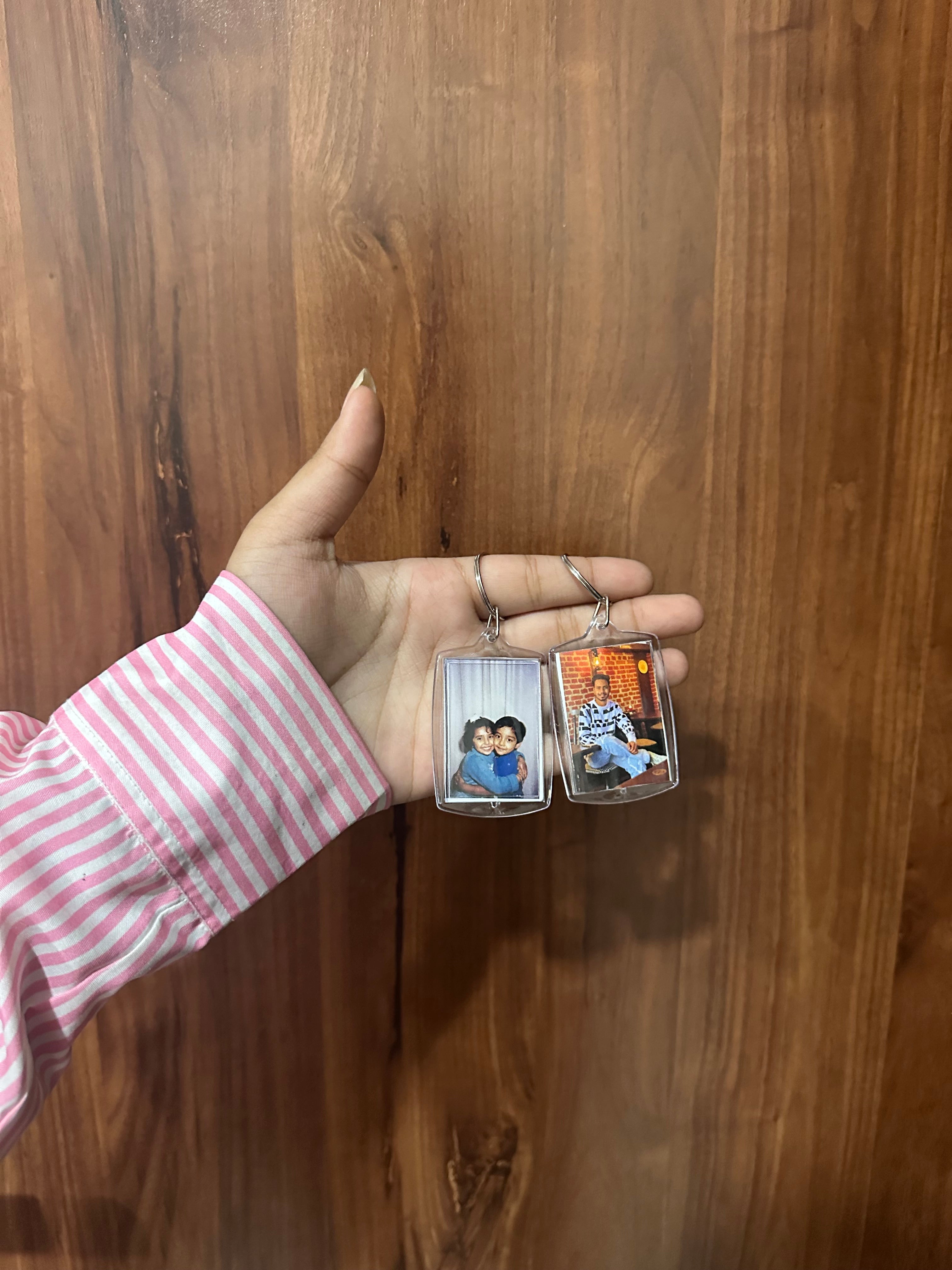 Double sided keychain